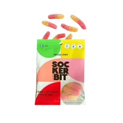 Sour Gummy Worms Swedish Candy Bag