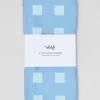 Squares Napkin Set (Blue/Soft Aqua)