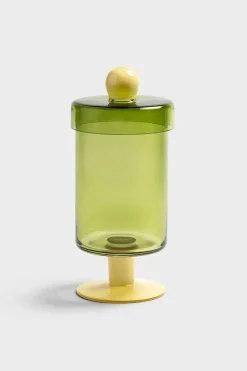 Tall Duo Jar (Green)