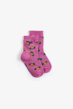 Tangerine Short Socks (Baby)