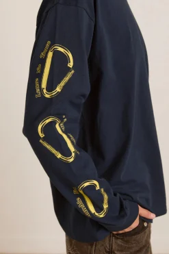 The Rambler Long Sleeve Tee (Navy)