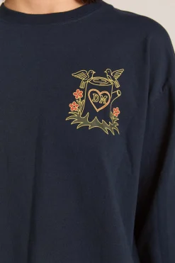 The Rambler Long Sleeve Tee (Navy)