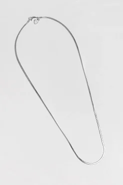 Thin Herringbone Chain (Silver)