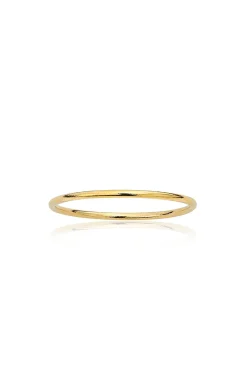 Tube Stack Ring (Gold)