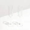 Wave Flutes Glass Set (Clear)